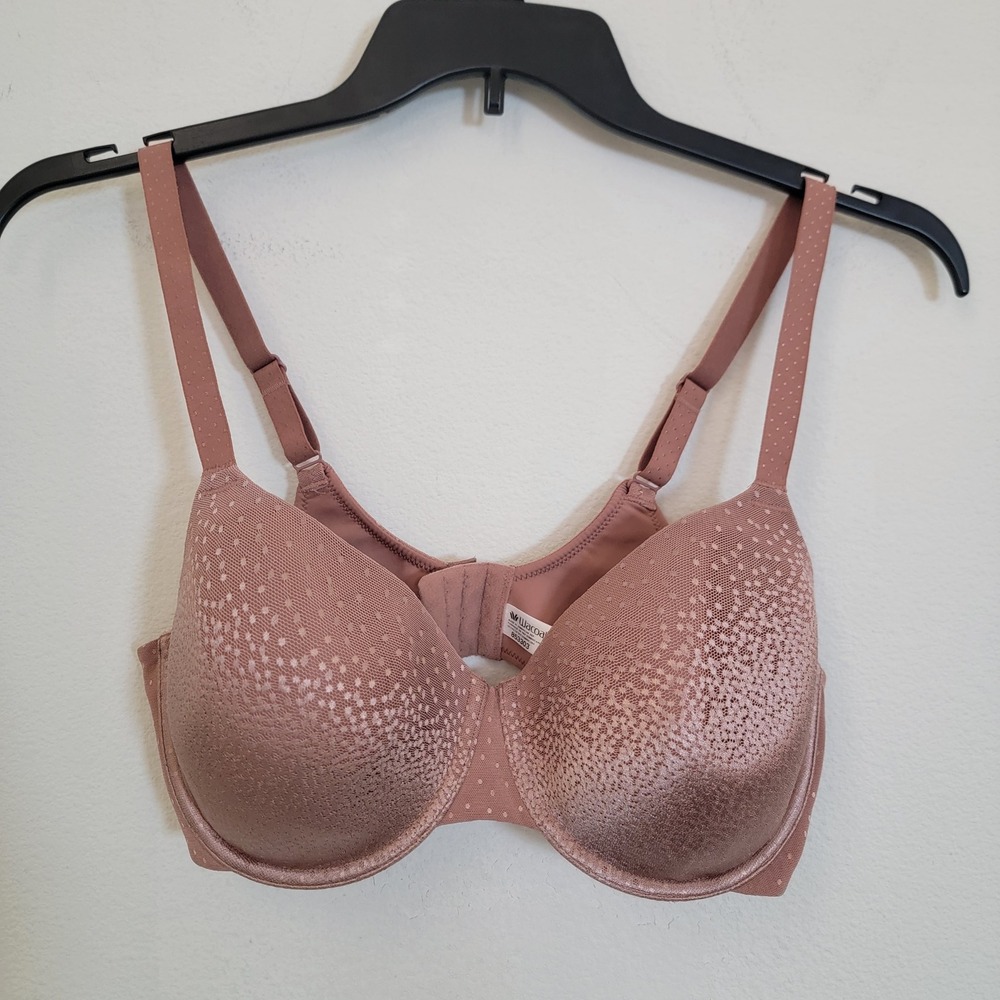 Wacoal Style 853303 36DD Back Appeal Contour Bra EUC Praline Seamless Underwire